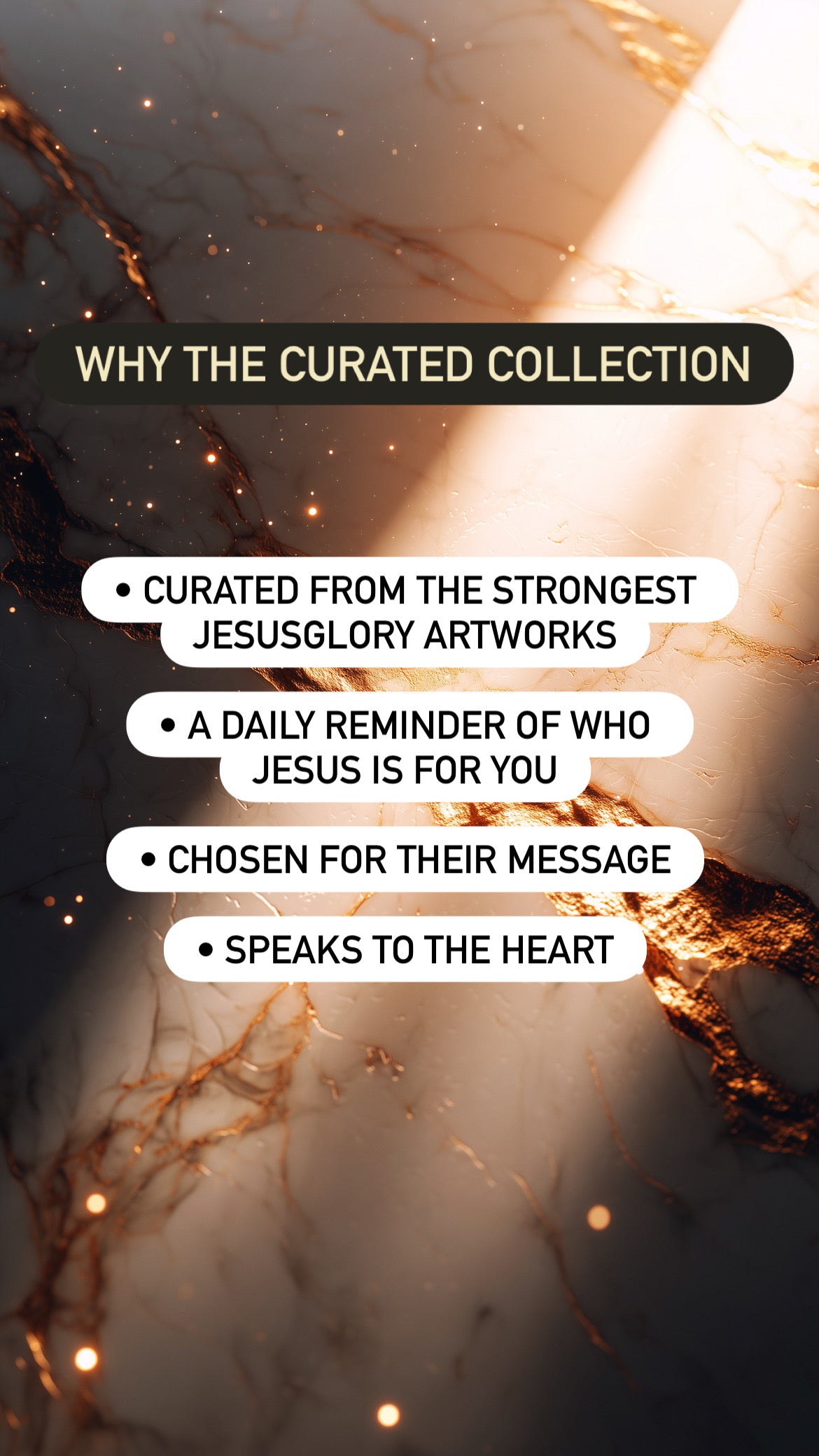 Text overlay on a background with artistic design elements